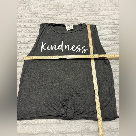 Dirtee Laundry “Kindness” Graphic Muscle Tank – Size M - Picture 2 of 4